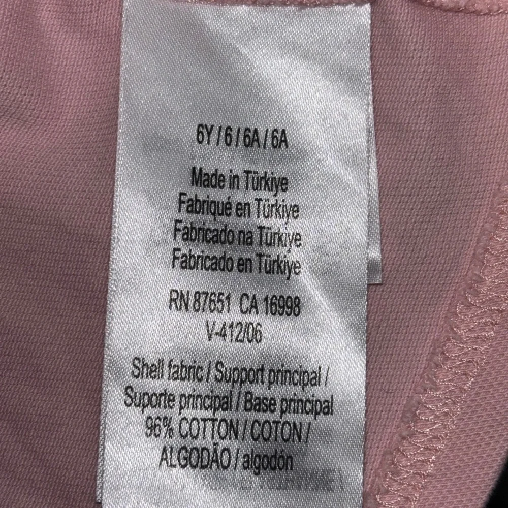 Lacoste Kids Pink Sleeveless Pique Polo Dress Sz 6 Crocodile Logo Sporty Preppy